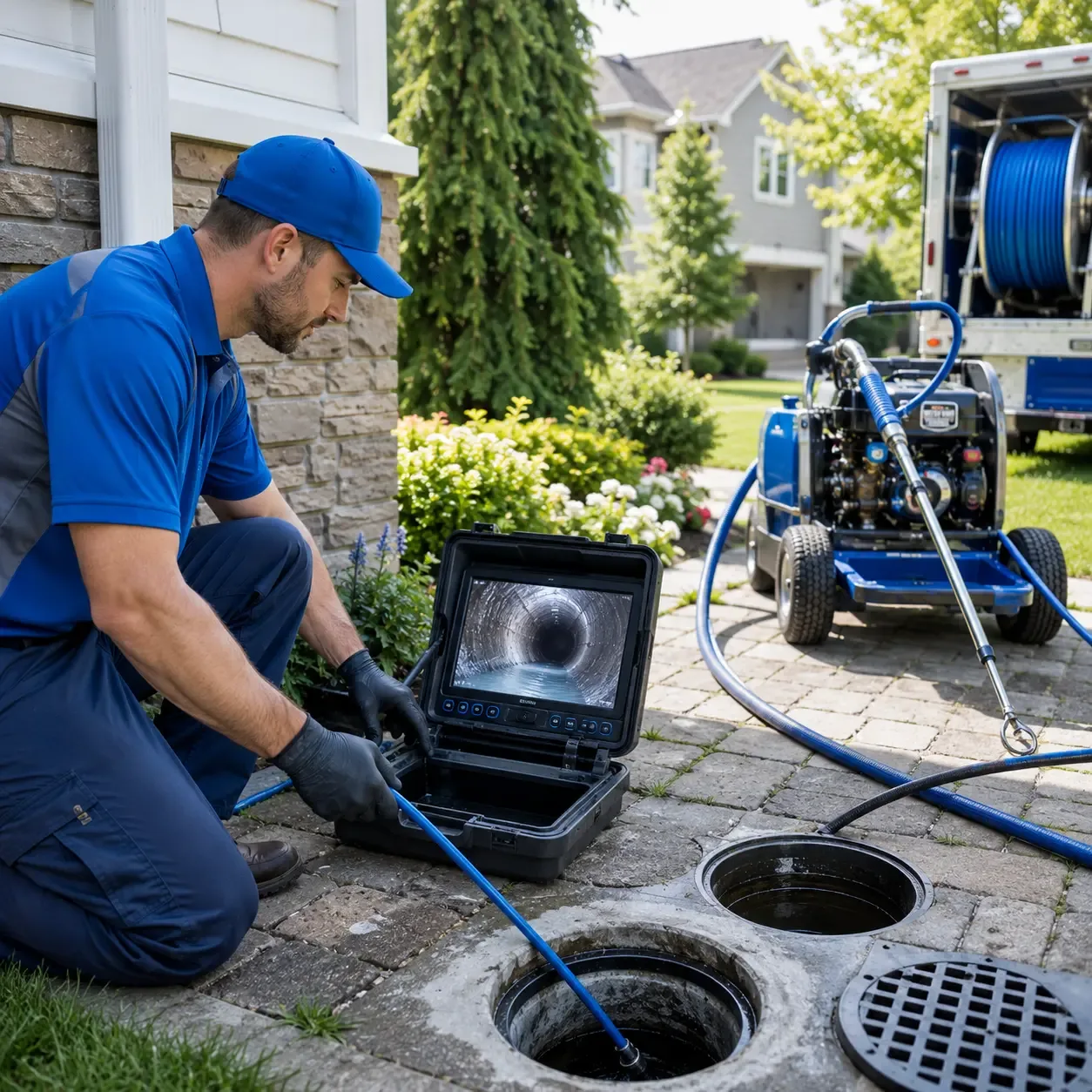 Outdoor drain cleaning professionals serving Pelkie, MI
